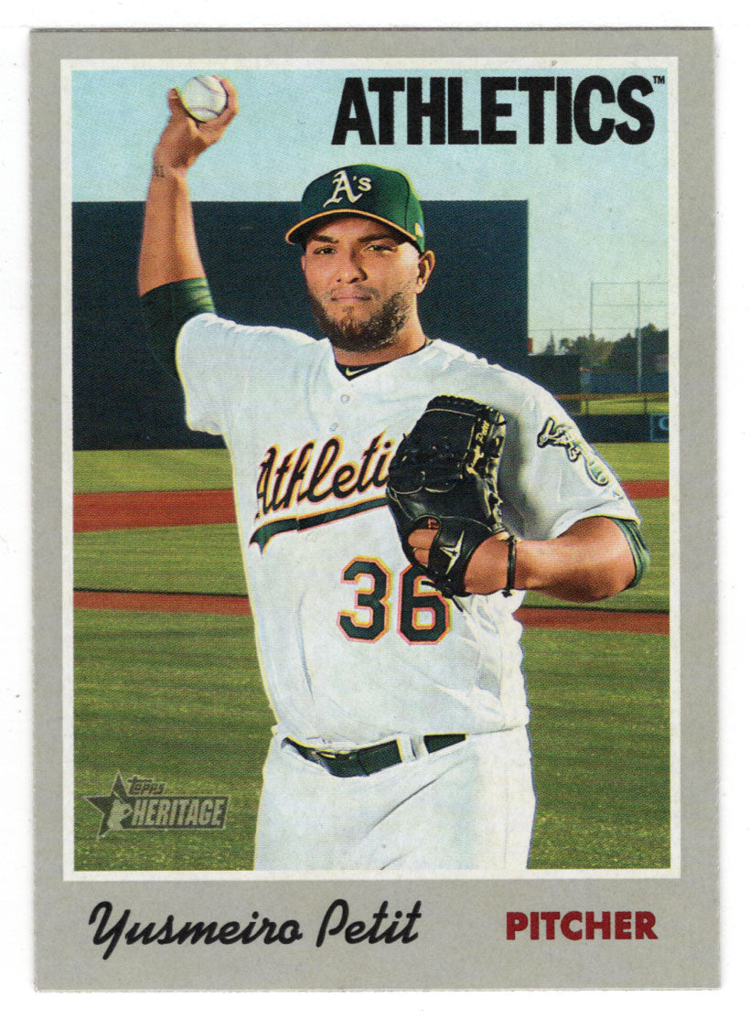 Yusmeiro Petit - Oakland Athletics (MLB Baseball Card) 2019 Topps Heritage # 41 Mint