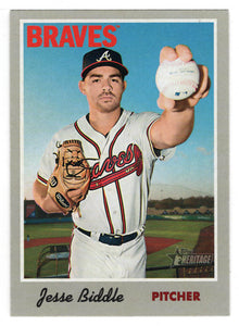 Jesse Biddle - Atlanta Braves (MLB Baseball Card) 2019 Topps Heritage # 48 Mint