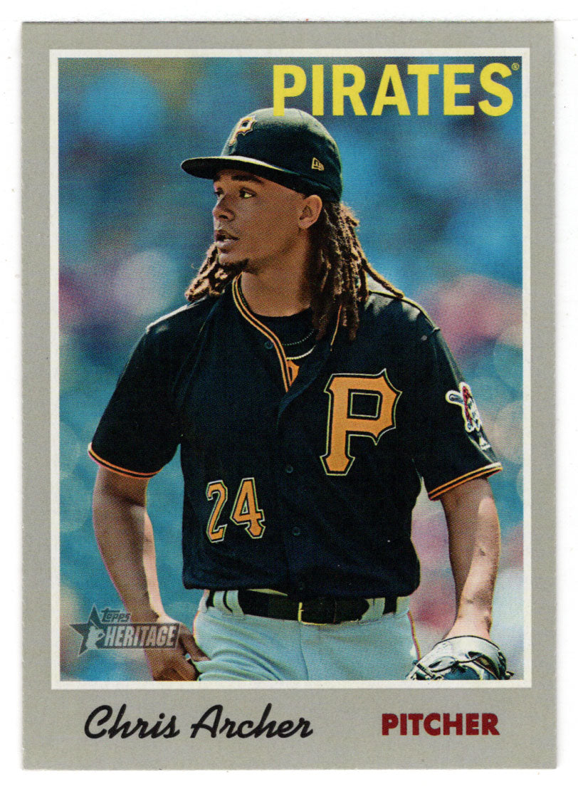 Chris Archer - Pittsburgh Pirates (MLB Baseball Card) 2019 Topps Heritage # 52 Mint