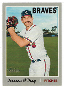 Darren O'Day - Atlanta Braves (MLB Baseball Card) 2019 Topps Heritage # 171 Mint