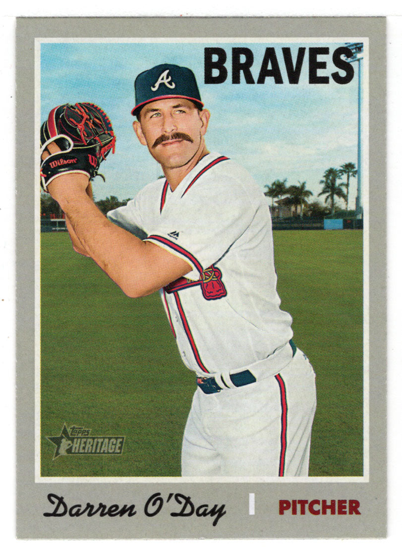 Darren O'Day - Atlanta Braves (MLB Baseball Card) 2019 Topps Heritage # 171 Mint
