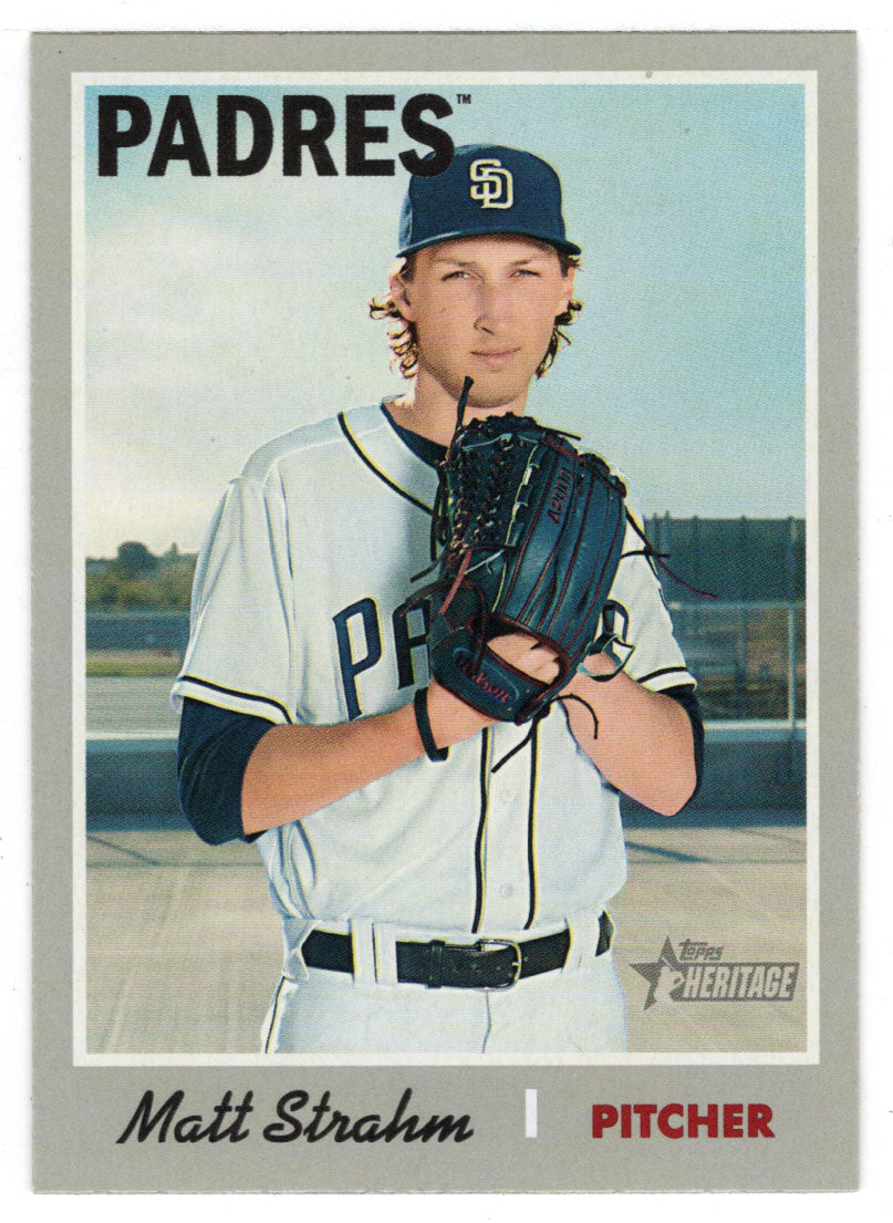 Matt Strahm - San Diego Padres (MLB Baseball Card) 2019 Topps Heritage # 314 Mint