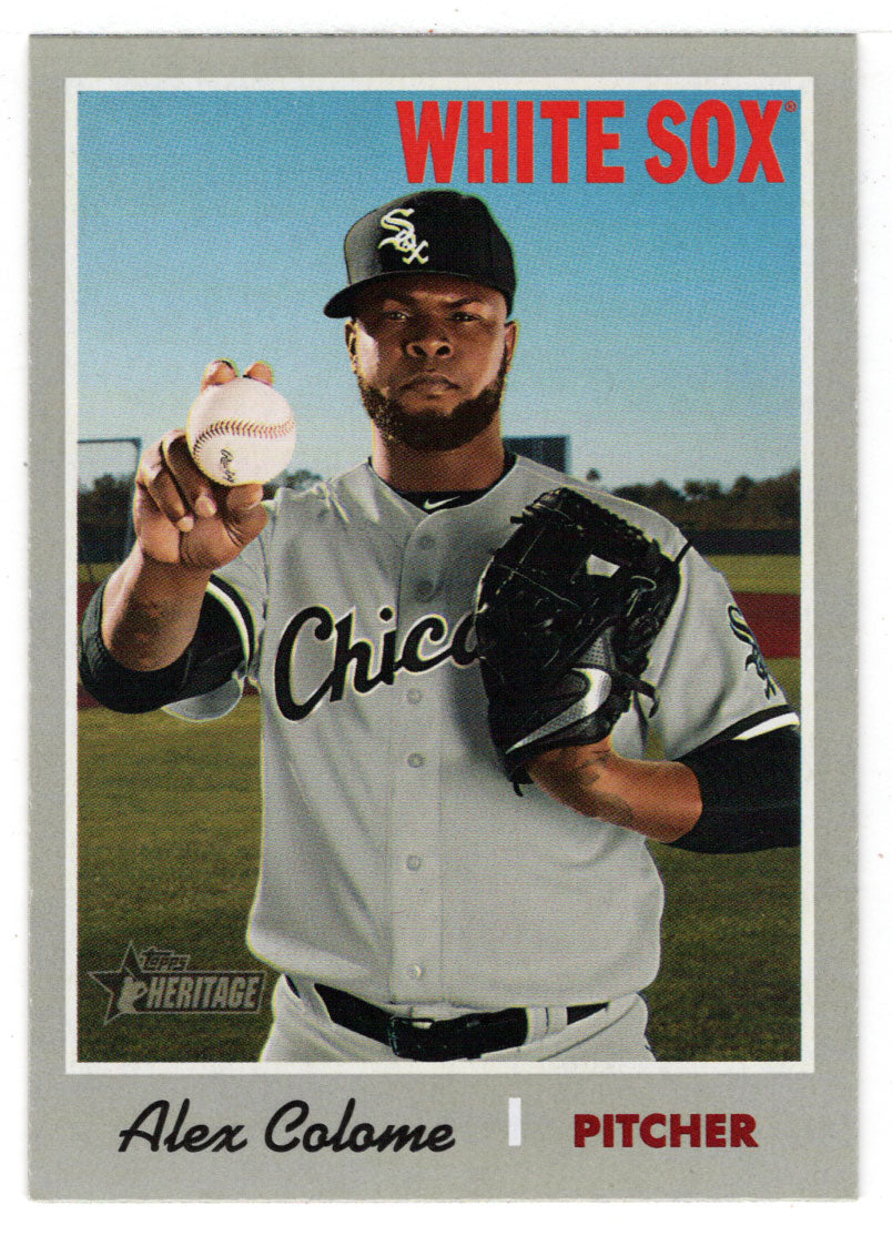 Alex Colome - Chicago White Sox (MLB Baseball Card) 2019 Topps Heritage # 342 Mint