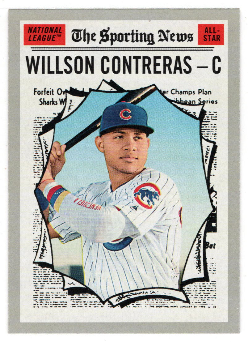 Willson Contreras - Chicago Cubs - All-Star Team (MLB Baseball Card) 2019 Topps Heritage # 361 Mint
