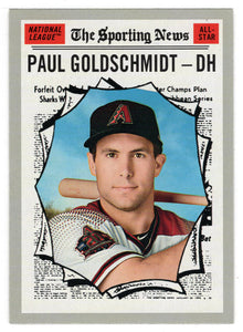 Paul Goldschmidt - Arizona Diamondbacks - All-Star Team (MLB Baseball Card) 2019 Topps Heritage # 369 Mint