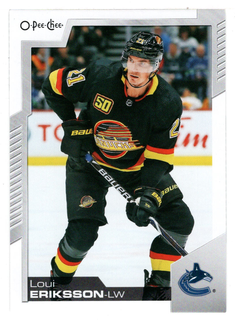 Loui Eriksson - Vancouver Canucks (NHL Hockey Card) 2020-21 O-Pee-Chee # 46 Mint