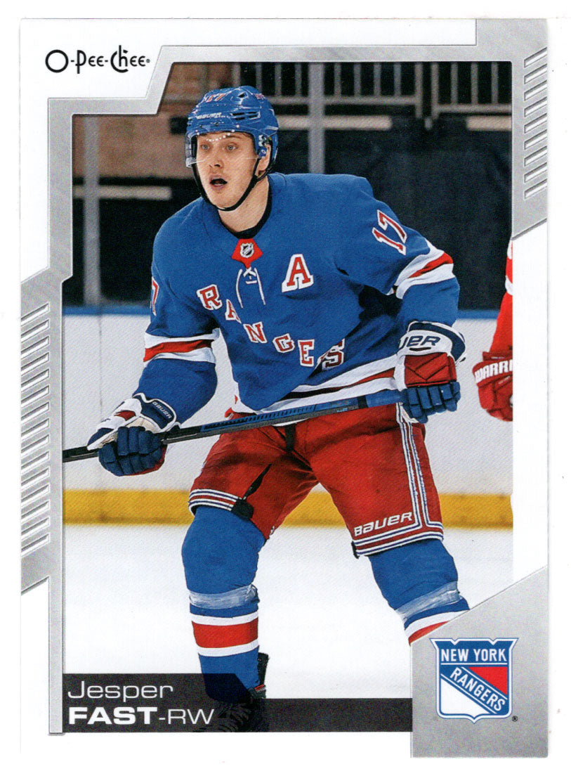 Jesper Fast - New York Rangers (NHL Hockey Card) 2020-21 O-Pee-Chee # 115 Mint