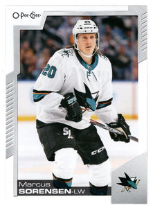 Marcus Sorensen - San Jose Sharks (NHL Hockey Card) 2020-21 O-Pee-Chee # 121 Mint