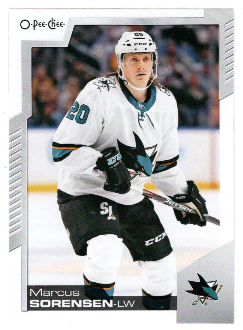 Marcus Sorensen - San Jose Sharks (NHL Hockey Card) 2020-21 O-Pee-Chee # 121 Mint