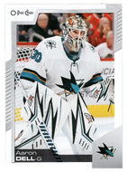 Aaron Dell - San Jose Sharks (NHL Hockey Card) 2020-21 O-Pee-Chee # 215 Mint