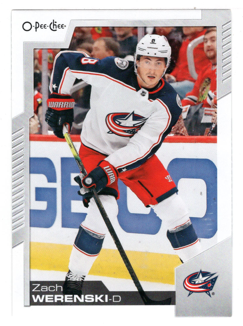 Zach Werenski - Columbus Blue Jackets (NHL Hockey Card) 2020-21 O-Pee-Chee # 236 Mint