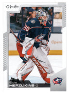 Elvis Merzlikins - Columbus Blue Jackets (NHL Hockey Card) 2020-21 O-Pee-Chee # 283 Mint