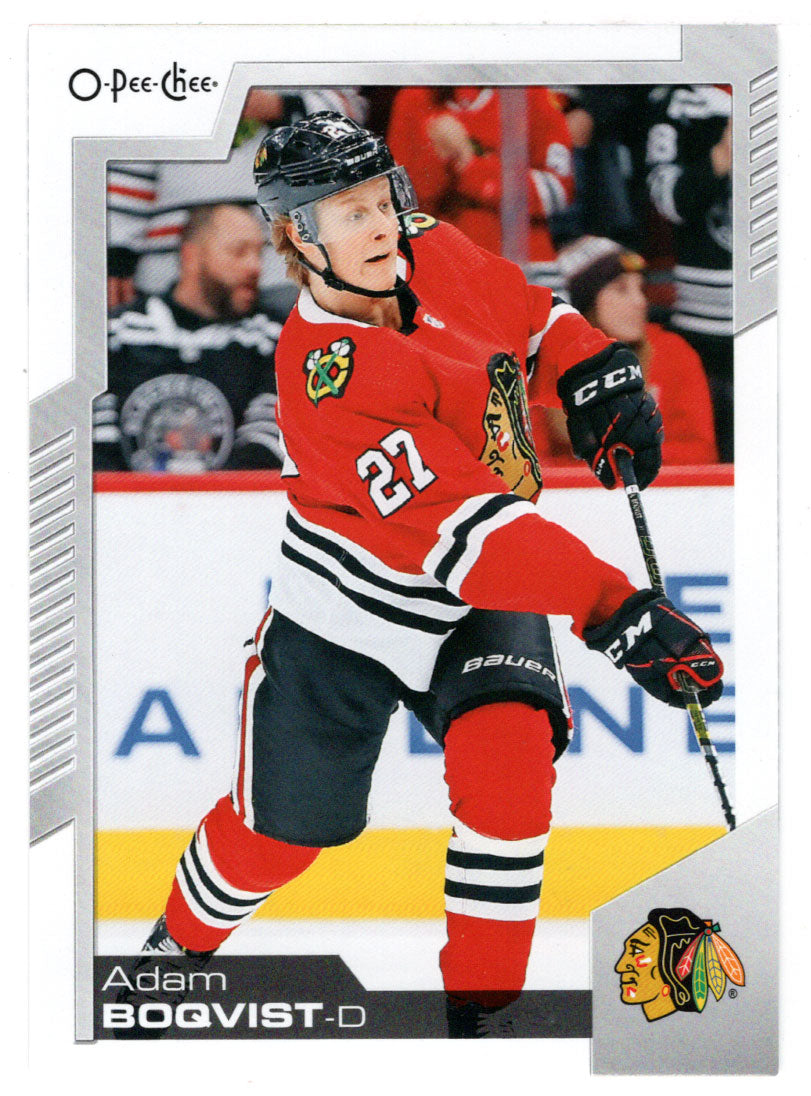 Adam Boqvist - Chicago Blackhawks (NHL Hockey Card) 2020-21 O-Pee-Chee # 287 Mint
