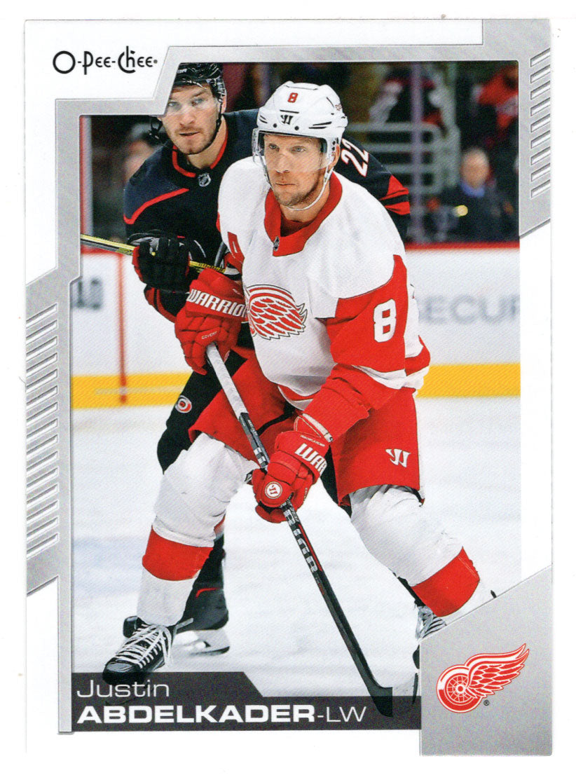 Justin Abdelkader - Detroit Red Wings (NHL Hockey Card) 2020-21 O-Pee-Chee # 347 Mint