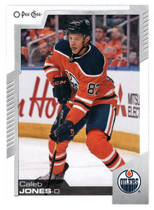 Caleb Jones - Edmonton Oilers (NHL Hockey Card) 2020-21 O-Pee-Chee # 483 Mint