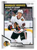 Lucas Carlsson RC - Chicago Blackhawks - Marquee Rookies (NHL Hockey Card) 2020-21 O-Pee-Chee # 520 Mint