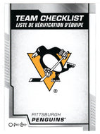 Checklist - Pittsburgh Penguins (NHL Hockey Card) 2020-21 O-Pee-Chee # 573 Mint