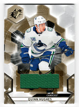 Load image into Gallery viewer, Quinn Hughes - Vancouver Canucks (NHL Hockey Card) 2020-21 Upper Deck SPx Jersey # 43 Mint
