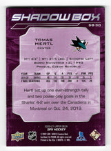 Load image into Gallery viewer, Tomas Hertl - San Jose Sharks (NHL Hockey Card) 2020-21 Upper Deck SPx Shadow Box # SB-30 Mint
