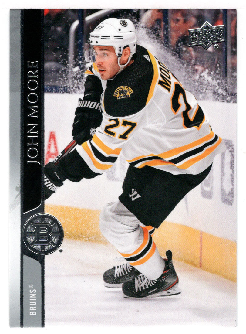 John Moore - Boston Bruins (NHL Hockey Card) 2020-21 Upper Deck # 17 Mint