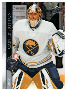 Carter Hutton - Buffalo Sabres (NHL Hockey Card) 2020-21 Upper Deck # 22 Mint