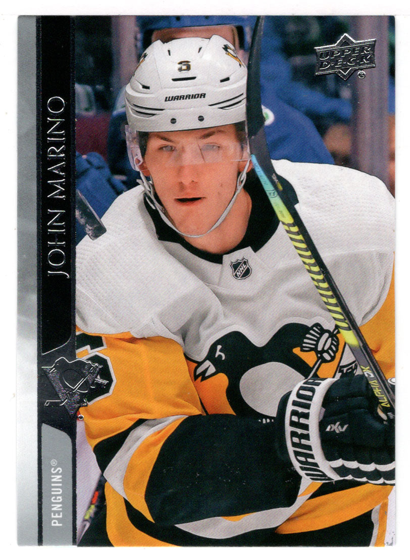 John Marino - Pittsburgh Penguins (NHL Hockey Card) 2020-21 Upper Deck # 143 Mint