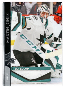 Martin Jones - San Jose Sharks (NHL Hockey Card) 2020-21 Upper Deck # 148 Mint