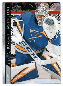 Jordan Binnington - St. Louis Blues (NHL Hockey Card) 2020-21 Upper Deck # 152 Mint