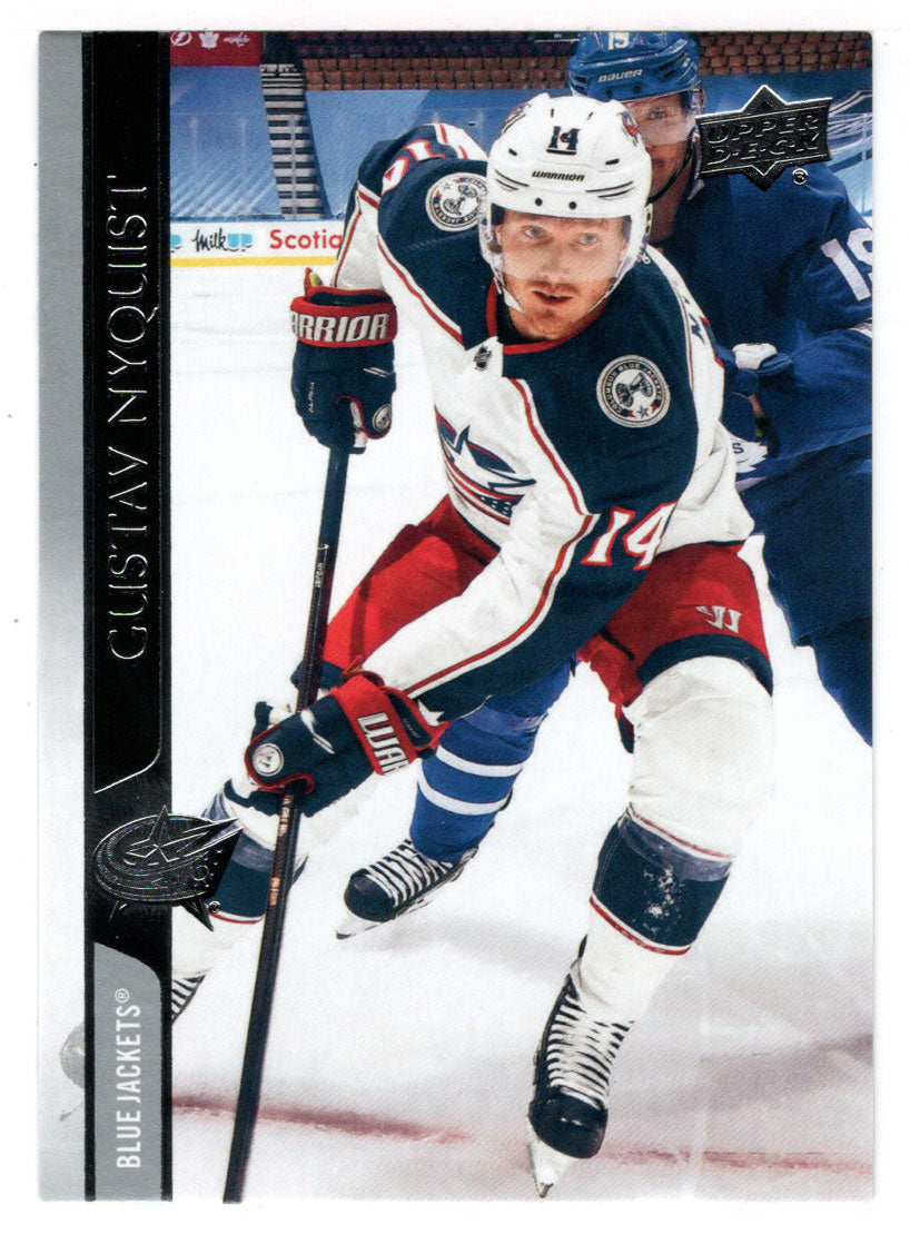 Gustav Nyquist - Columbus Blue Jackets (NHL Hockey Card) 2020-21 Upper Deck # 309 Mint