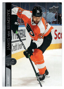 James van Riemsdyk - Philadelphia Flyers (NHL Hockey Card) 2020-21 Upper Deck # 388 Mint