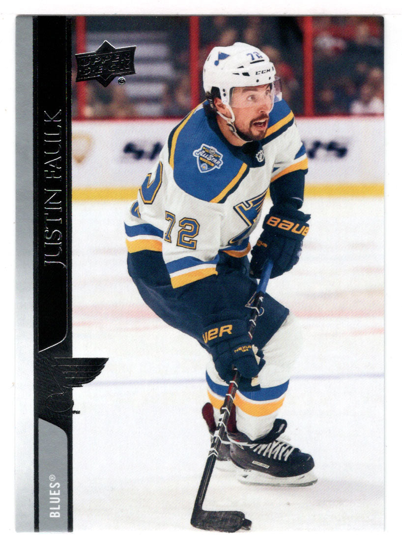 Justin Faulk - St. Louis Blues (NHL Hockey Card) 2020-21 Upper Deck # 405 Mint