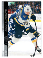 Oskar Sundqvist - St. Louis Blues (NHL Hockey Card) 2020-21 Upper Deck # 407 Mint