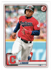 Francisco Lindor - Cleveland Indians (MLB Baseball Card) 2020 Bowman # 4 Mint