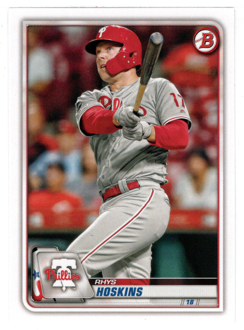 Rhys Hoskins  Phillies baseball, Mlb baseball, Baseball cards