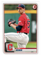 Shane Bieber - Cleveland Indians (MLB Baseball Card) 2020 Bowman # 13 Mint