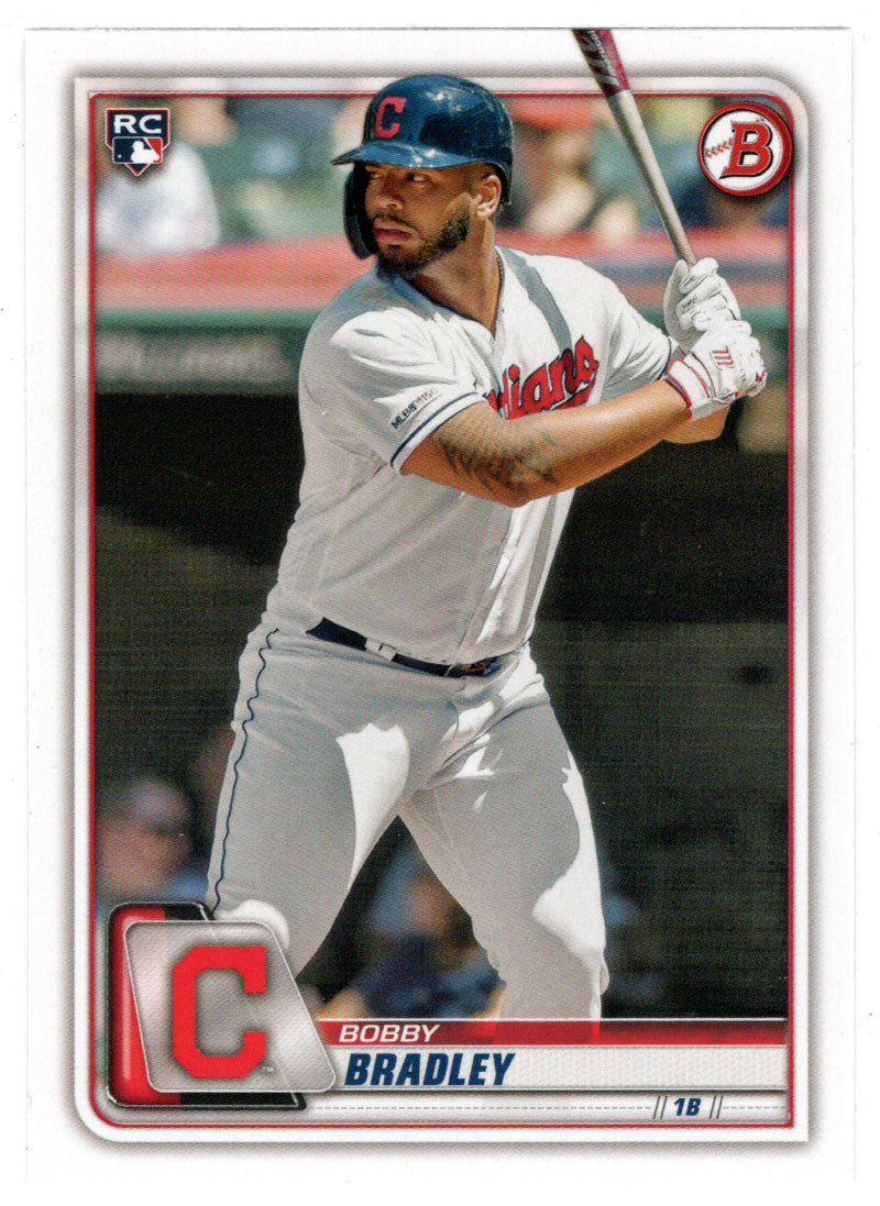 Bobby Bradley RC - Cleveland Indians (MLB Baseball Card) 2020 Bowman # 20 Mint