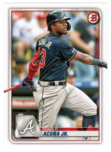Ronald Acuna Jr. - Atlanta Braves (MLB Baseball Card) 2020 Bowman # 27 Mint
