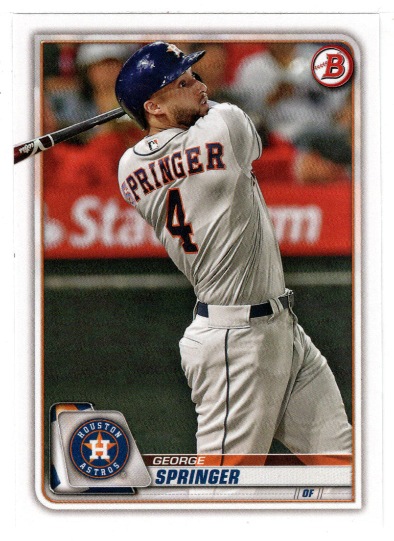 George Springer - Houston Astros (MLB Baseball Card) 2020 Bowman # 41 Mint