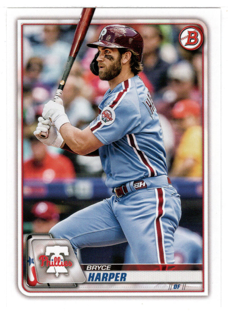 Bryce Harper - Philadelphia Phillies (MLB Baseball Card) 2020 Bowman # 54 Mint