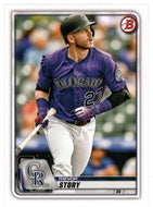 Trevor Story - Colorado Rockies (MLB Baseball Card) 2020 Bowman # 82 Mint