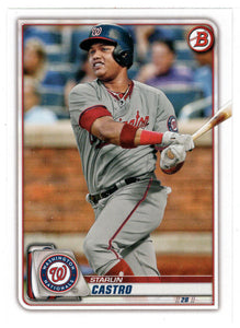 Starlin Castro - Washington Nationals (MLB Baseball Card) 2020 Bowman # 84 Mint