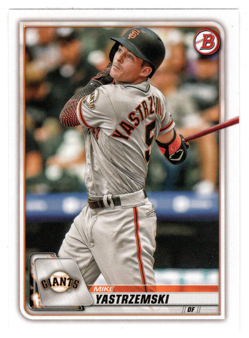 Mike Yastrzemski -  San Francisco Giants (MLB Baseball Card) 2020 Bowman # 92 Mint