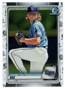 Shane Baz - Tampa Bay Rays (MLB Baseball Card) 2020 Bowman Chrome Prospects # BCP-20 Mint