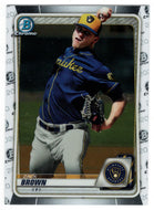 Zack Brown - Milwaukee Brewers (MLB Baseball Card) 2020 Bowman Chrome Prospects # BCP-34 Mint