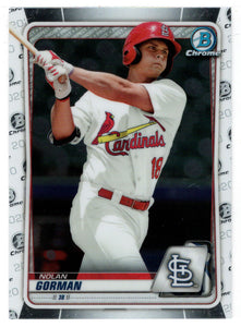 Nolan Gorman - St. Louis Cardinals (MLB Baseball Card) 2020 Bowman Chrome Prospects # BCP-66 Mint