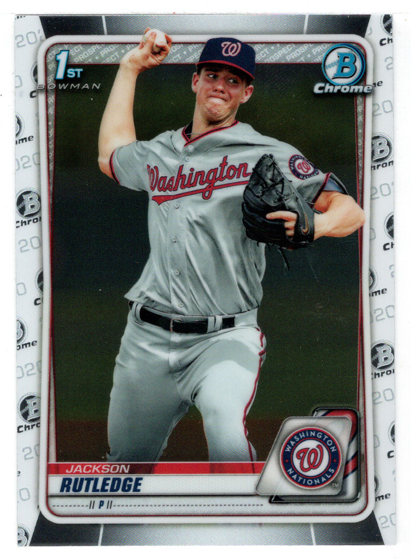 Jackson Rutledge - Washington Nationals (MLB Baseball Card) 2020 Bowman Chrome Prospects # BCP-91 Mint