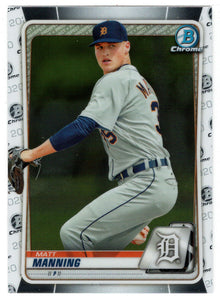 Matt Manning - Detroit Tigers (MLB Baseball Card) 2020 Bowman Chrome Prospects # BCP-99 Mint