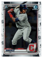 Oscar Gonzalez - Cleveland Indians (MLB Baseball Card) 2020 Bowman Chrome Prospects # BCP-109 Mint