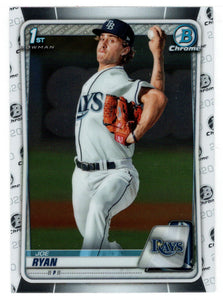 Joe Ryan - Tampa Bay Rays (MLB Baseball Card) 2020 Bowman Chrome Prospects # BCP-117 Mint