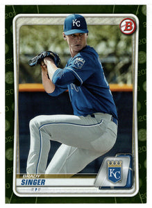 Brady Singer - Kansas City Royals (MLB Baseball Card) 2020 Bowman Prospects Camo # BP-42 Mint